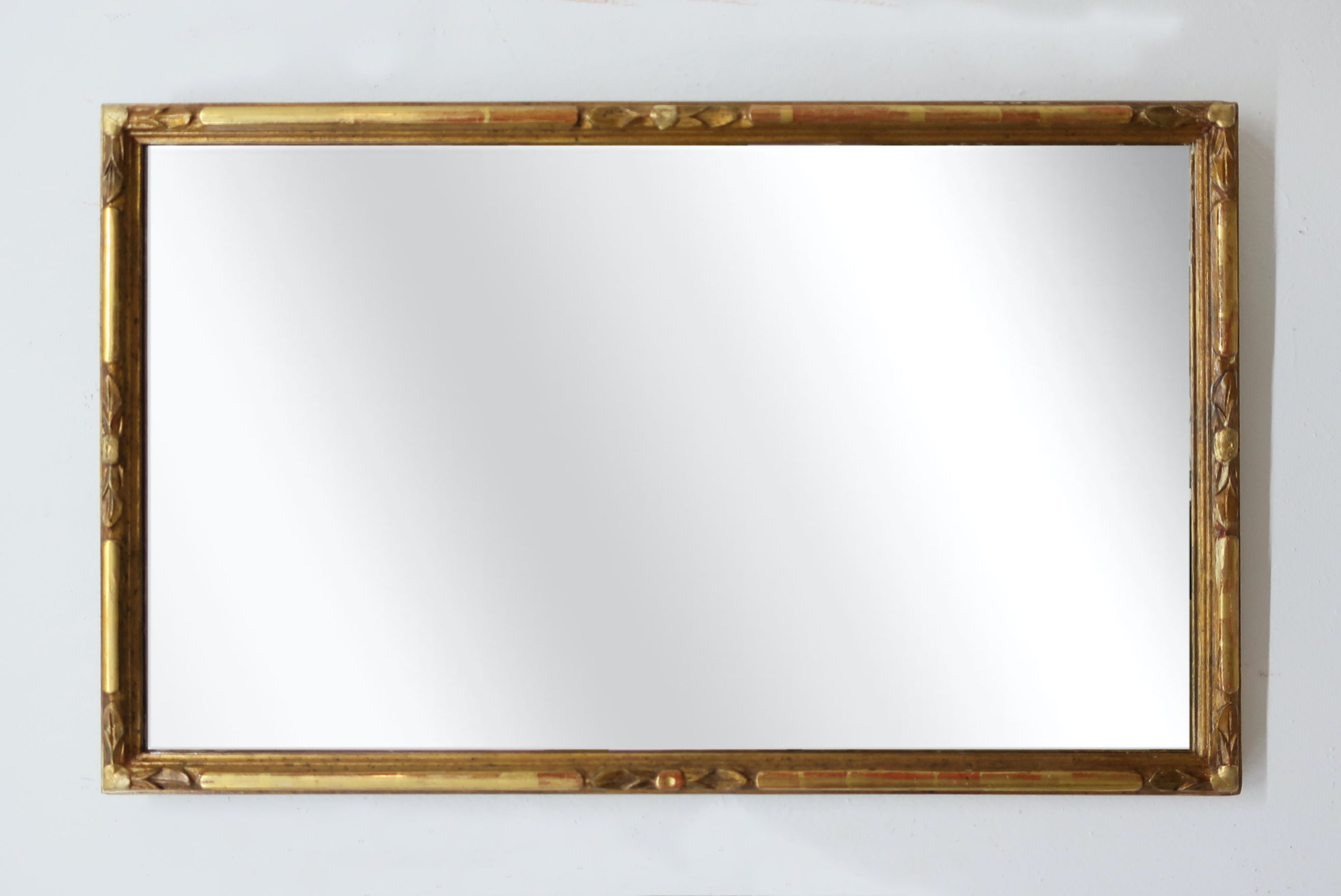 Specchiera foglia oro - XIX secolo
