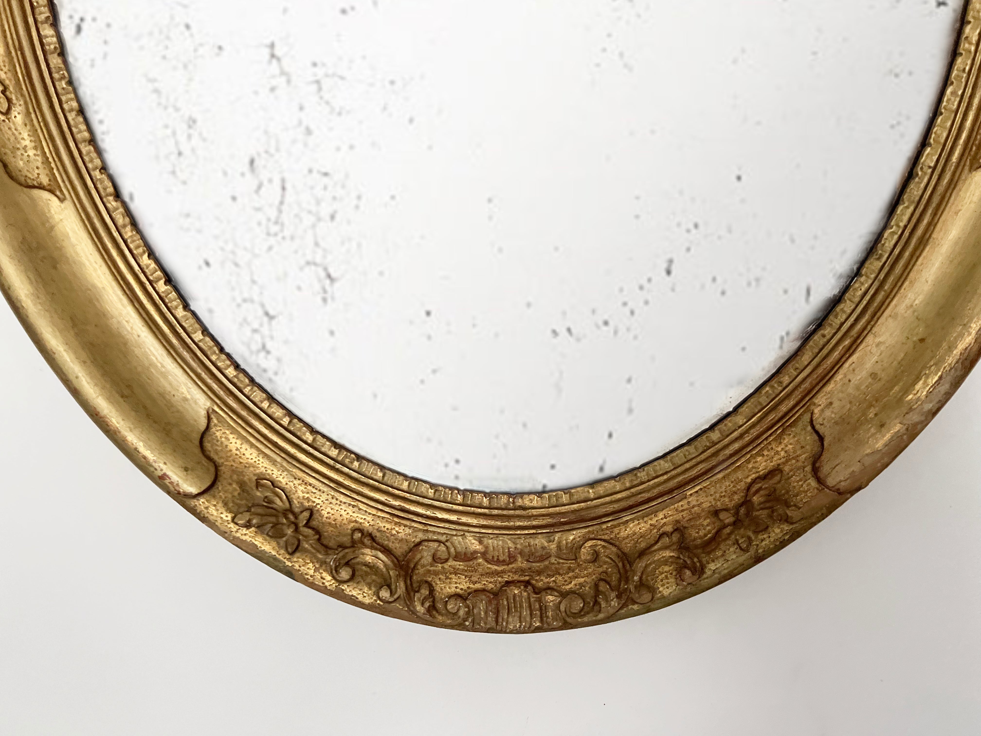Grande specchiera dorata - XIX secolo